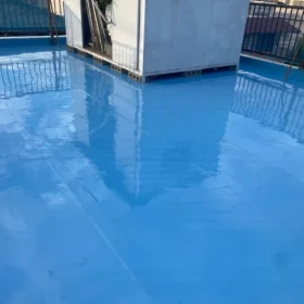 愛媛県四国中央市の防水塗装・中塗り